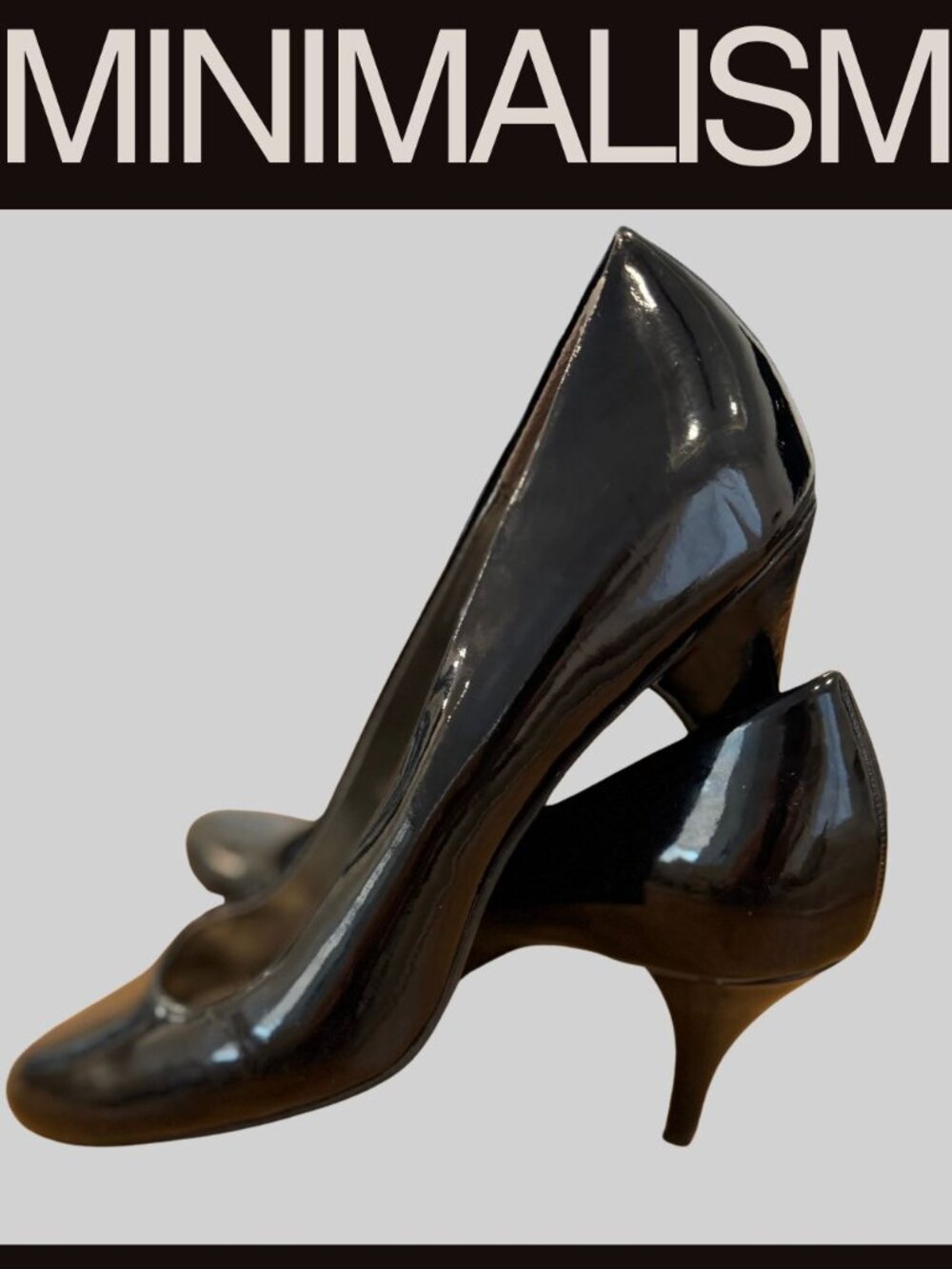 Bandolino Black Patent Leather Pumps Heels Women’s Size 7.5 Career Office